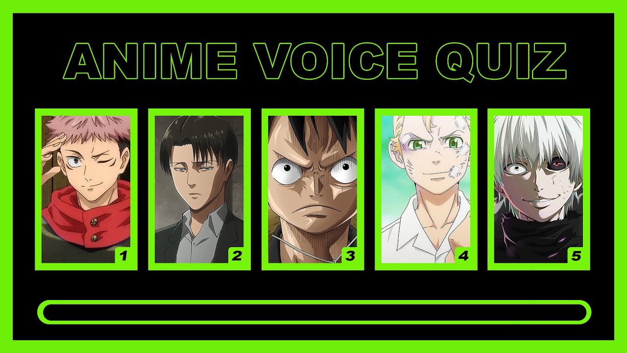 Guess The Anime Character Voice | Whose voice is this? | Anime Voice Quiz
