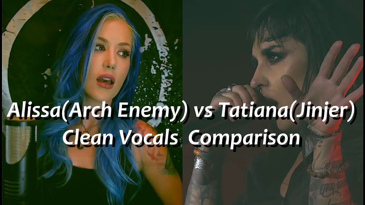 Alissa White-Gluz vs Tatiana Shmayluk | Only Clean Vocals | Comparison