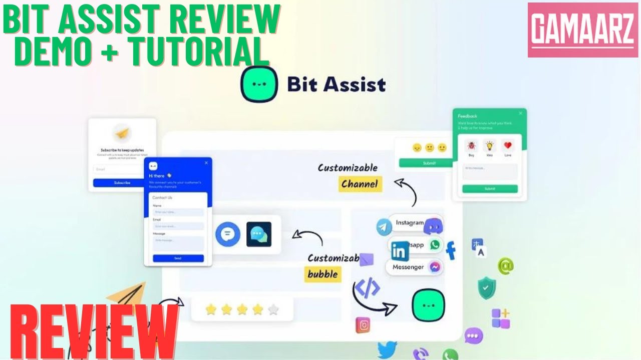 Bit Assist Review, Demo + Tutorial I Turn website visitors into leads