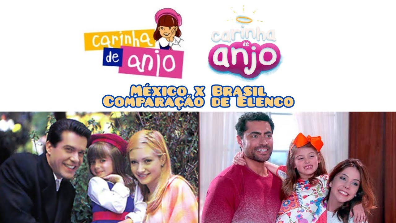Carinha de Anjo México x Brasil - Comparação de Elenco