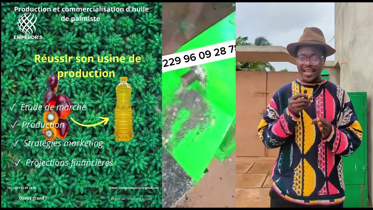 Lancez votre projet de production et de commercialisation d'huile de palmiste.