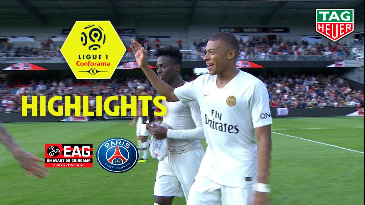 EA Guingamp - Paris Saint-Germain ( 1-3 ) - Highlights - (EAG - PARIS) / 2018-19