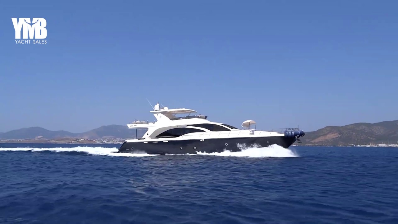 Amazing 27 m motor yacht for sale (2011) for less than 1,000,000 Euros full walk through video