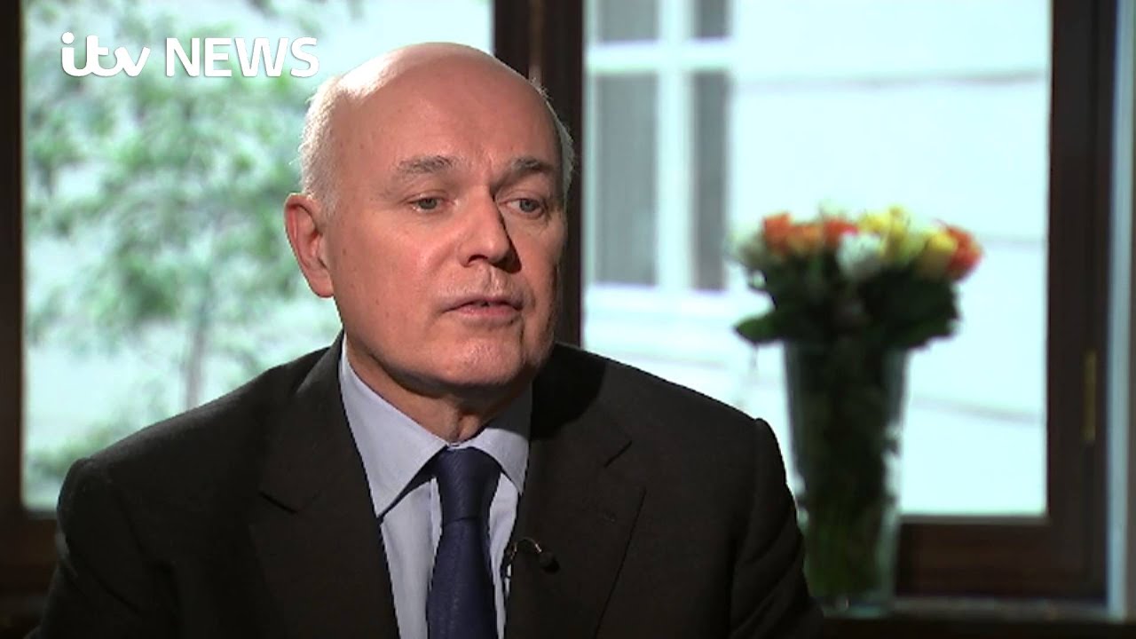 Robert Peston speaks to Iain Duncan Smith after his resignation