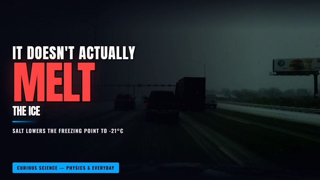 Why Does Salt Melt Ice? &mdash; It Actually Makes It Colder