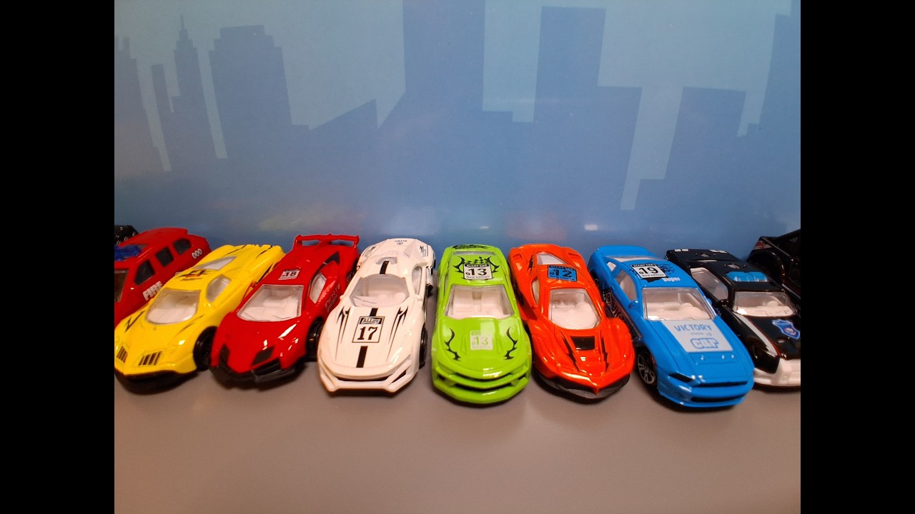 12 Minutes of Unboxing the Miniature Vehicle playsets.   ASMR.