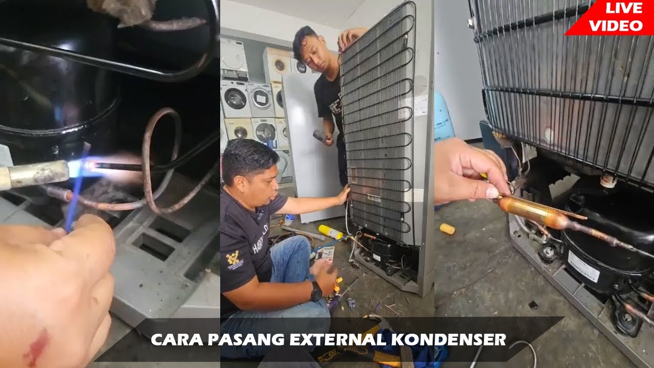 CARA PASANG EXTERNAL KONDENSER