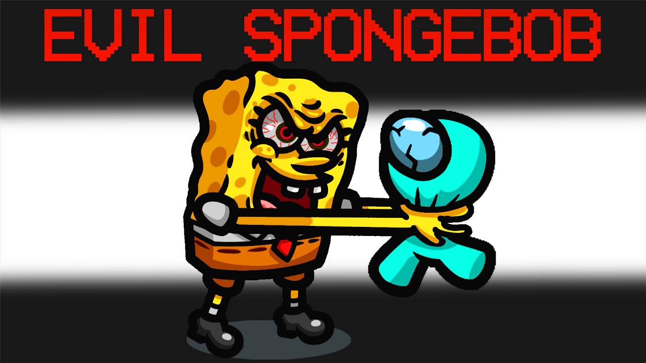 EVIL SPONGEBOB mod in Among us!
