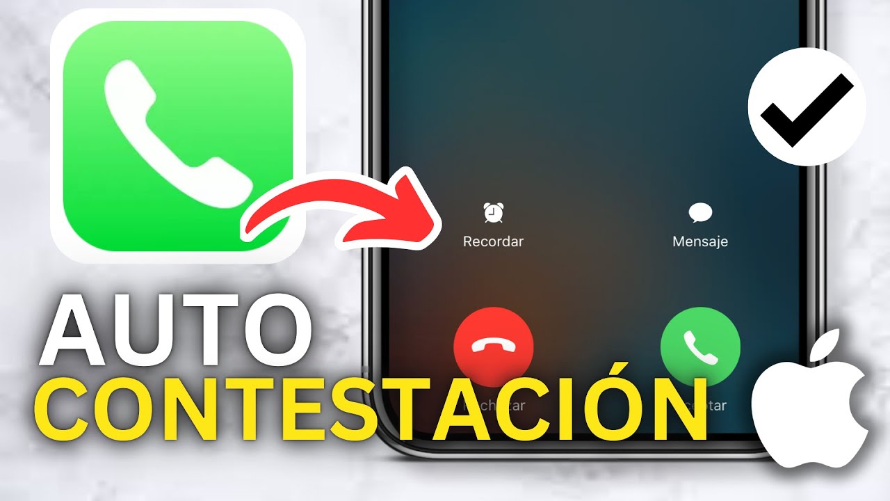 Cómo Responder Llamadas Automáticamente en iPhone - Tutorial