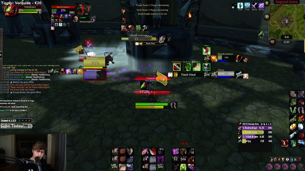 Trille | BiS gear inc (got weapons) | Retail r1 trying TBC arena first time !guide