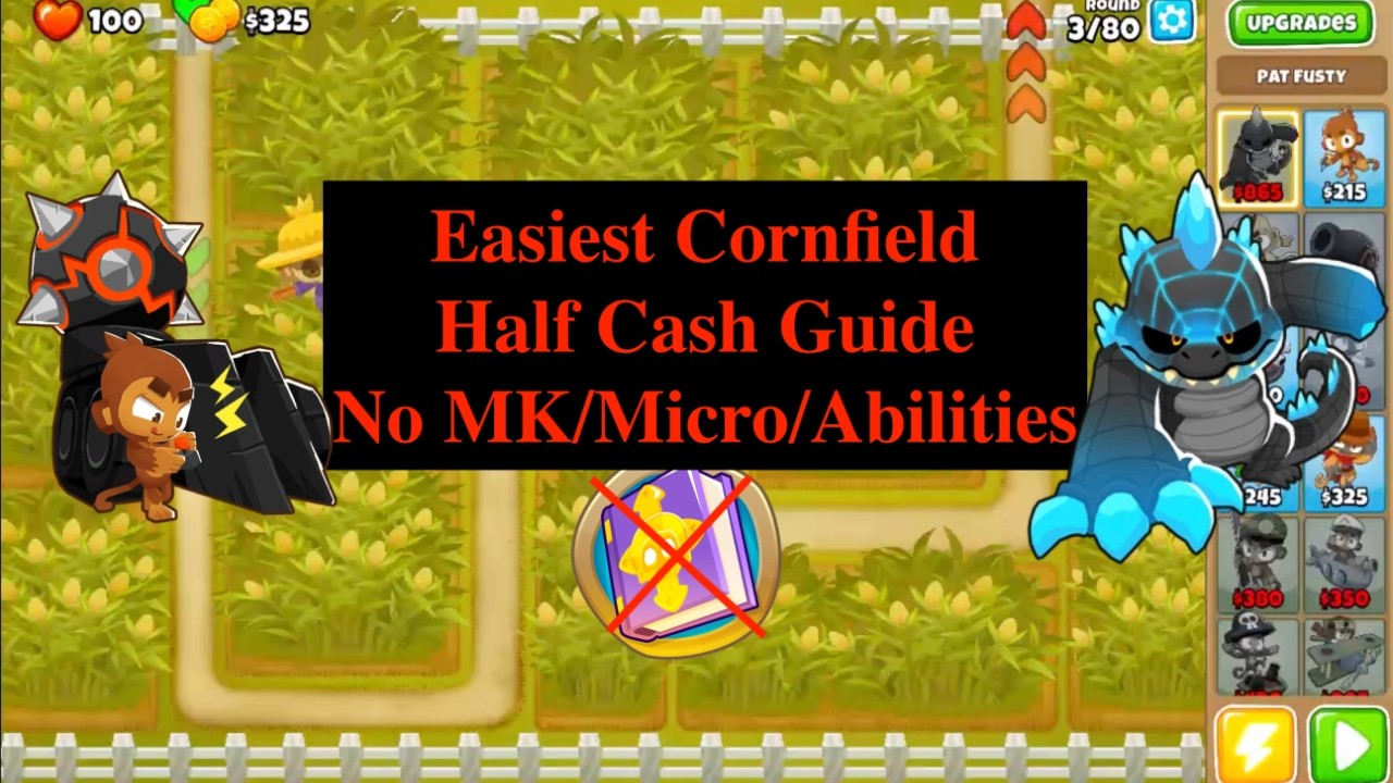 Cornfield Half Cash Guide No MK &ndash; Safe (No Abilities, No Micro)