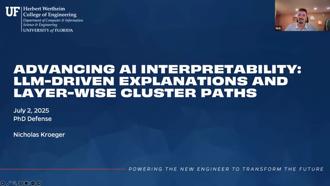 Nick Kroeger PhD Thesis Defense - Explainable AI