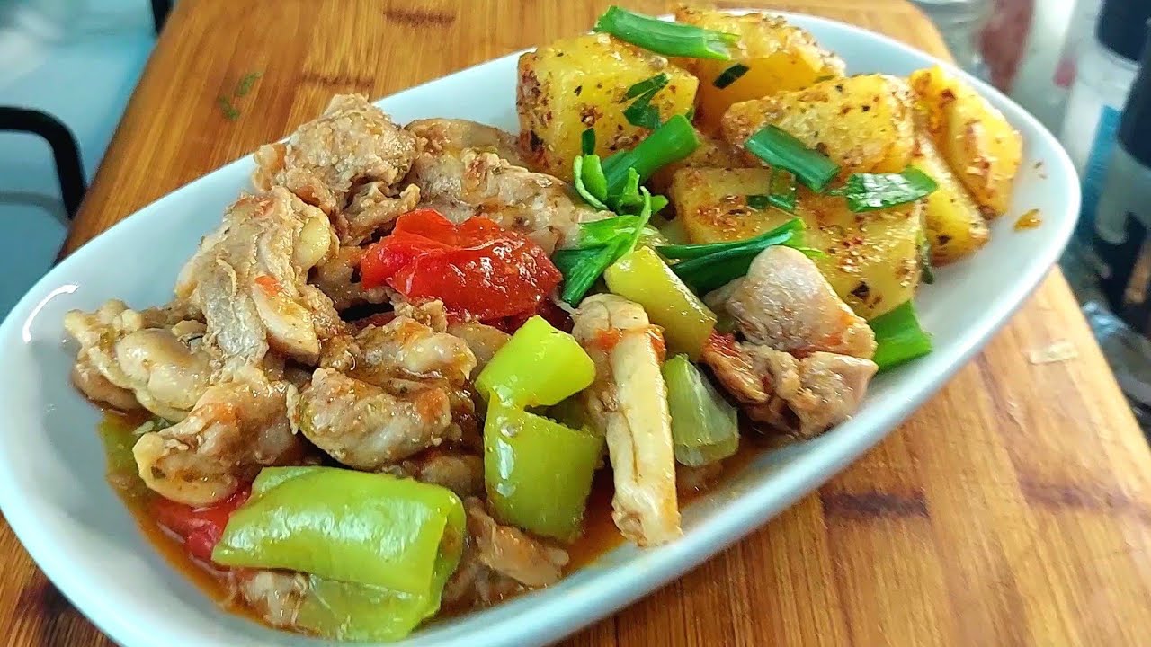 Самый вкусный и простой рецепт сковороды с курицей за 10 минут! ДОМАШНЯЯ КУХНЯ