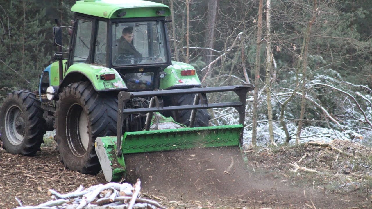 Rozdrabnianie zrębu Crystal 160 (Ursus 1634) FaoFar 2.352 dt (Dźwięk Silnika)