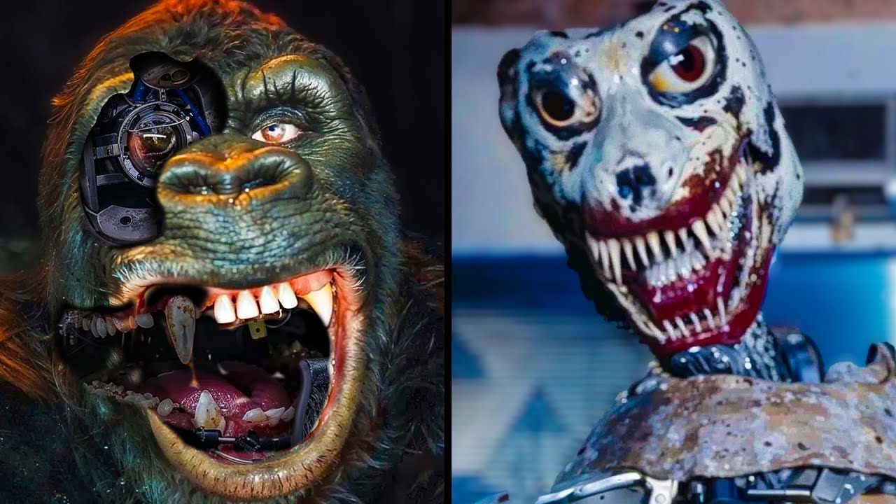 Nightmare Fuel Godzilla and Kong Animatronics