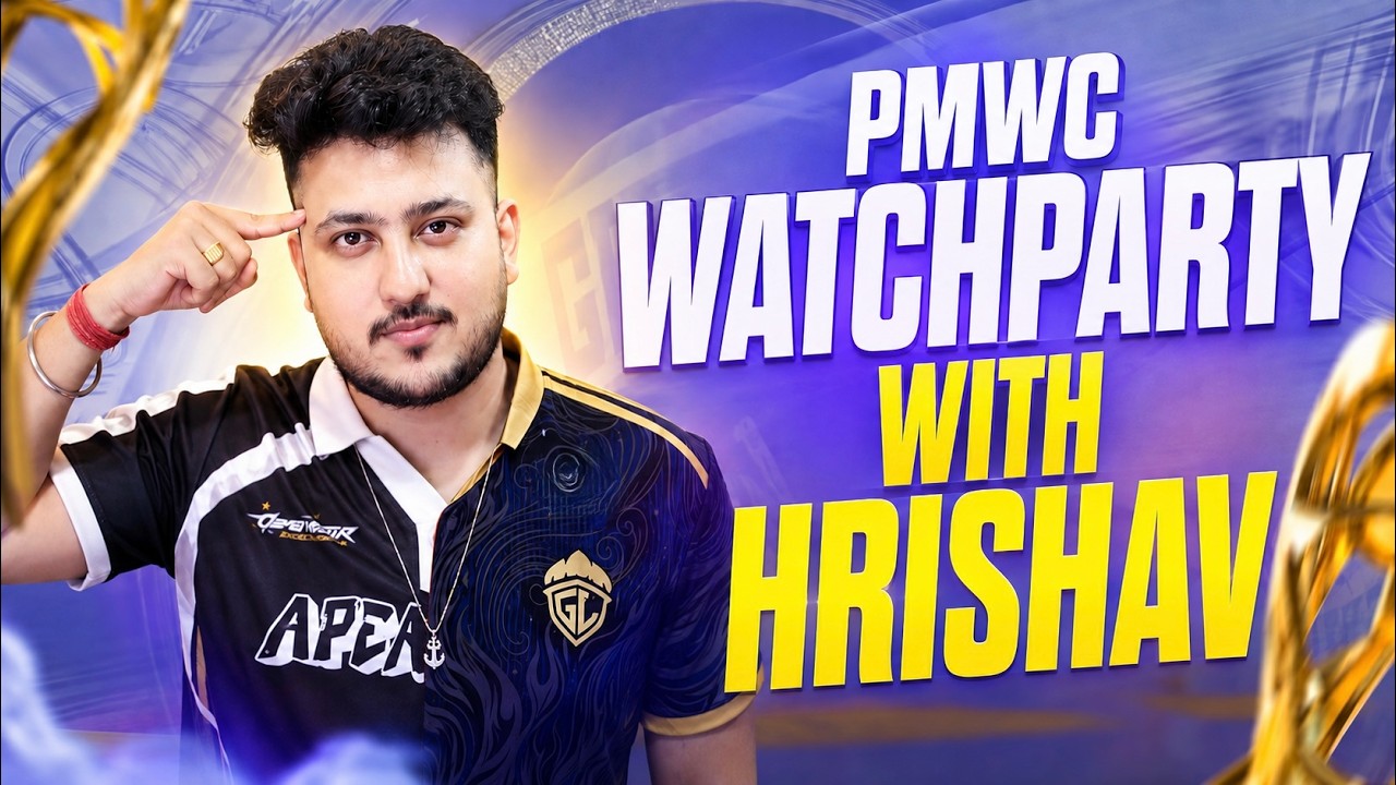 PMWC at EWC GROUP STAGE DAY 2 - WATCHPARTY, TEAM INDIA LET'S GO 🇮🇳