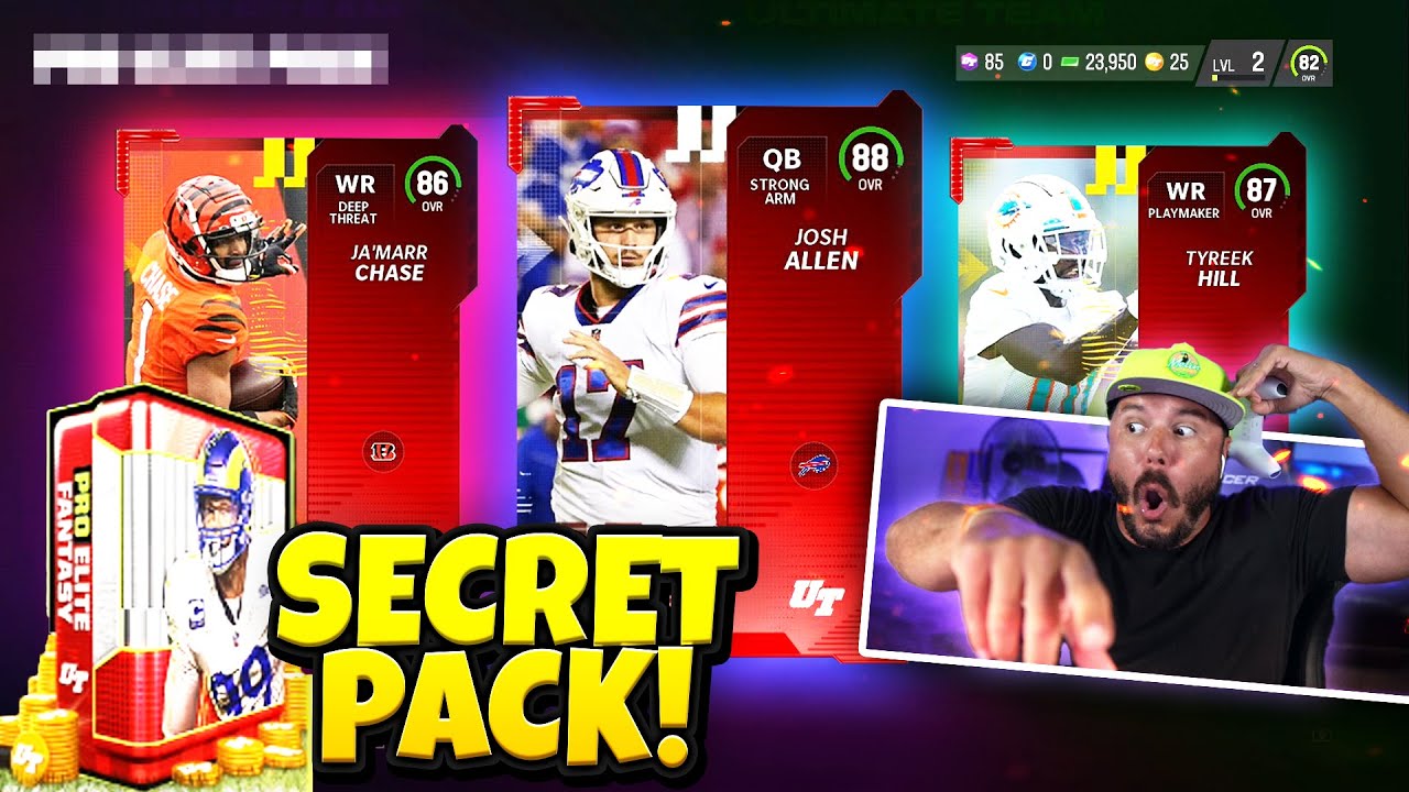 I UNLOCKED A SUPER SECRET PACK IN MADDEN 23 - CRAZY PACK OPENING