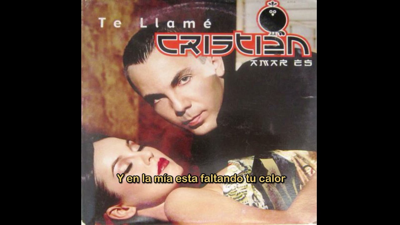 Cristian Castro - Te Llamé (Karaoke)