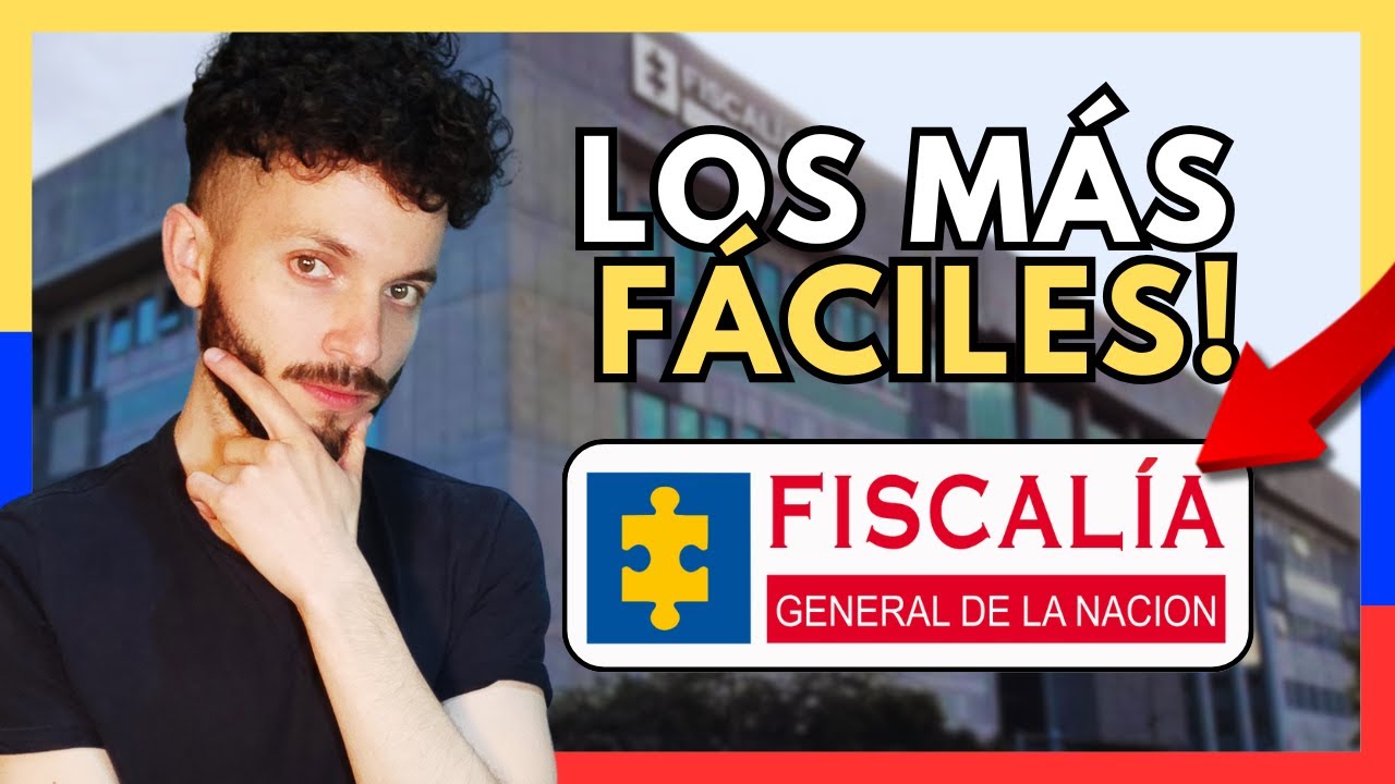 Los EMPLEOS más FÁCILES en la Fiscalía! Última Semana de Inscripciones
