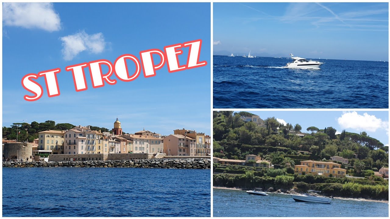 SAINT TROPEZ - Vu d'un bateau