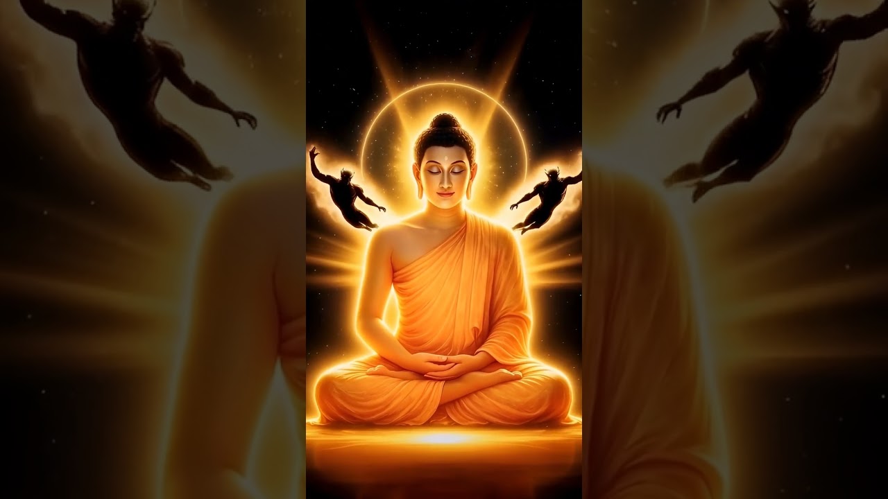 When Buddha&rsquo;s Light Destroys Evil 🔥#Shorts#Buddha#DivineLight#dhammamateswe #dhammachannel