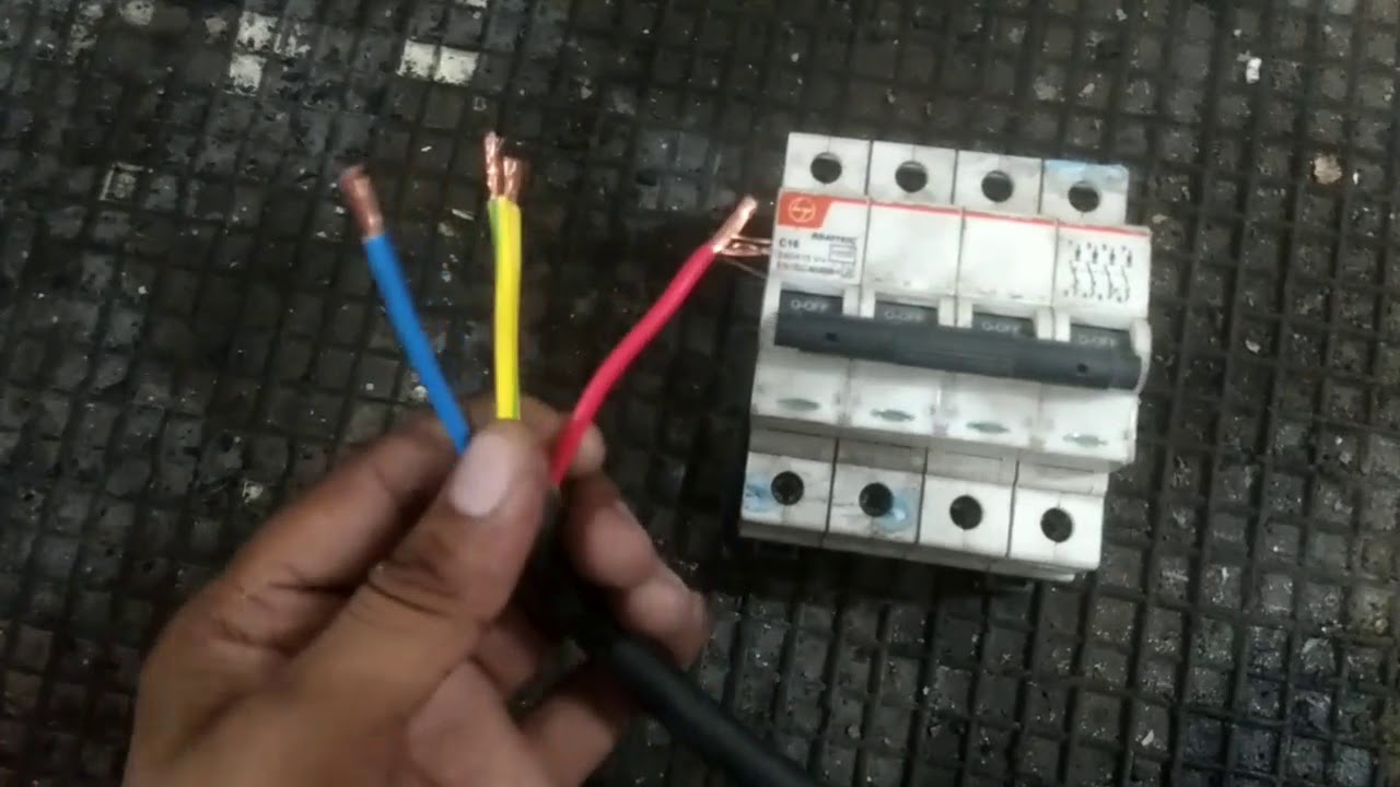 4 Pole MCB Ke Connection Kaise Kare। BS EEI