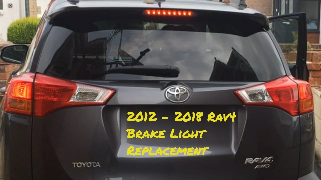 Toyota Rav4 Brake Light Replacement | How to replace brake light bulb | tail light 2012-2018