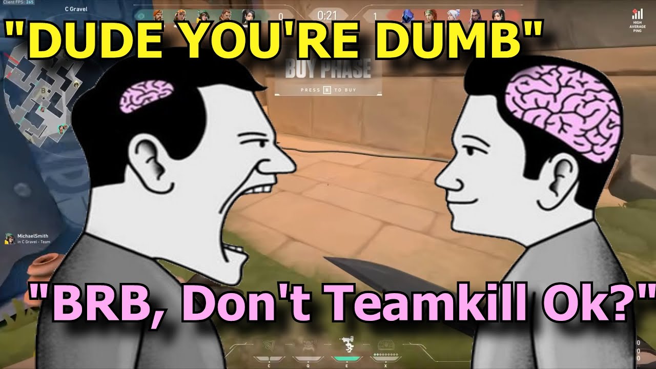 When 140 IQ Troll Meets 90 IQ Troll in Valorant