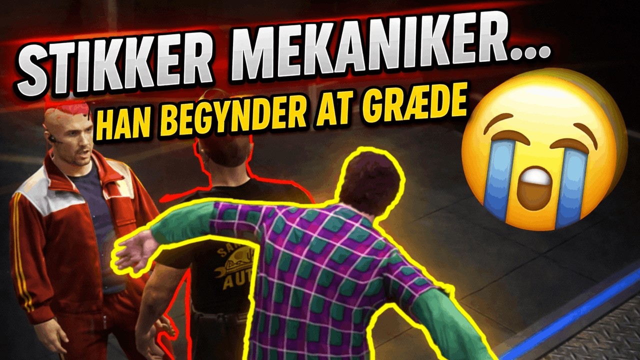 STIKKER MEKANIKER... HAN BEGYNDER AT GRÆDE 😭| FiveM
