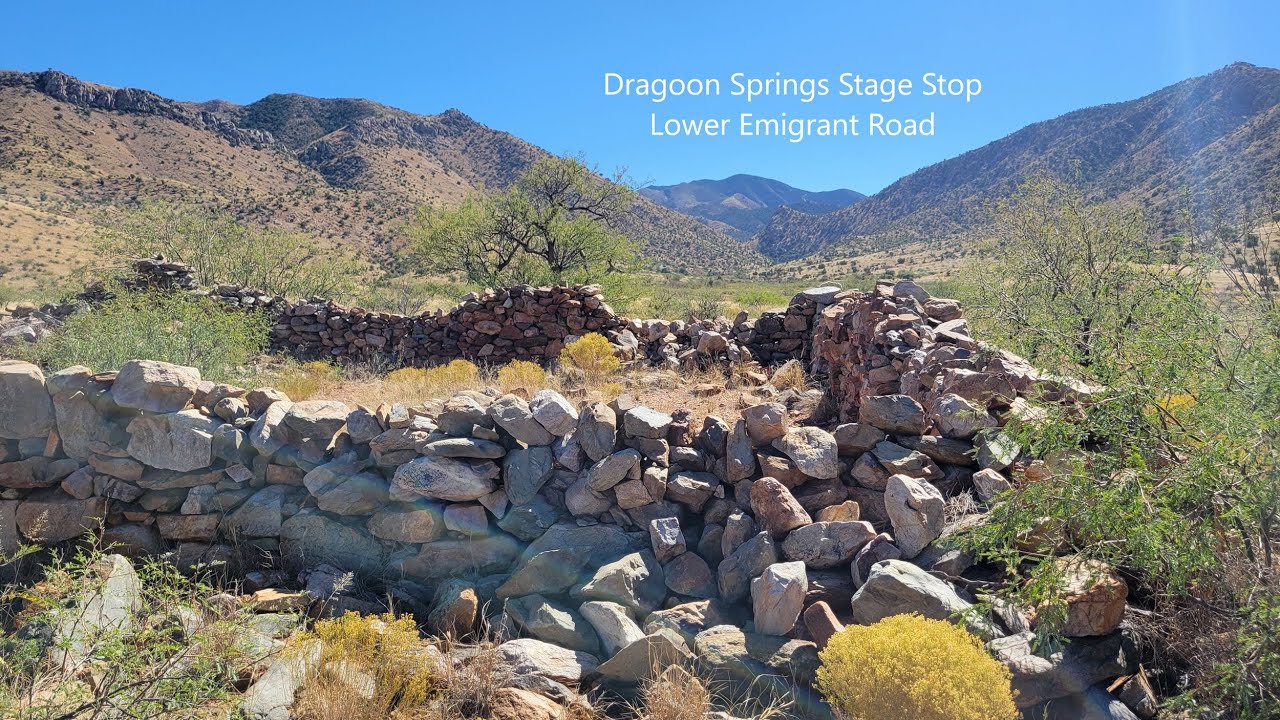 Dragoon Springs Stage Station. Frontier Relic of Western History and Brutal Violence