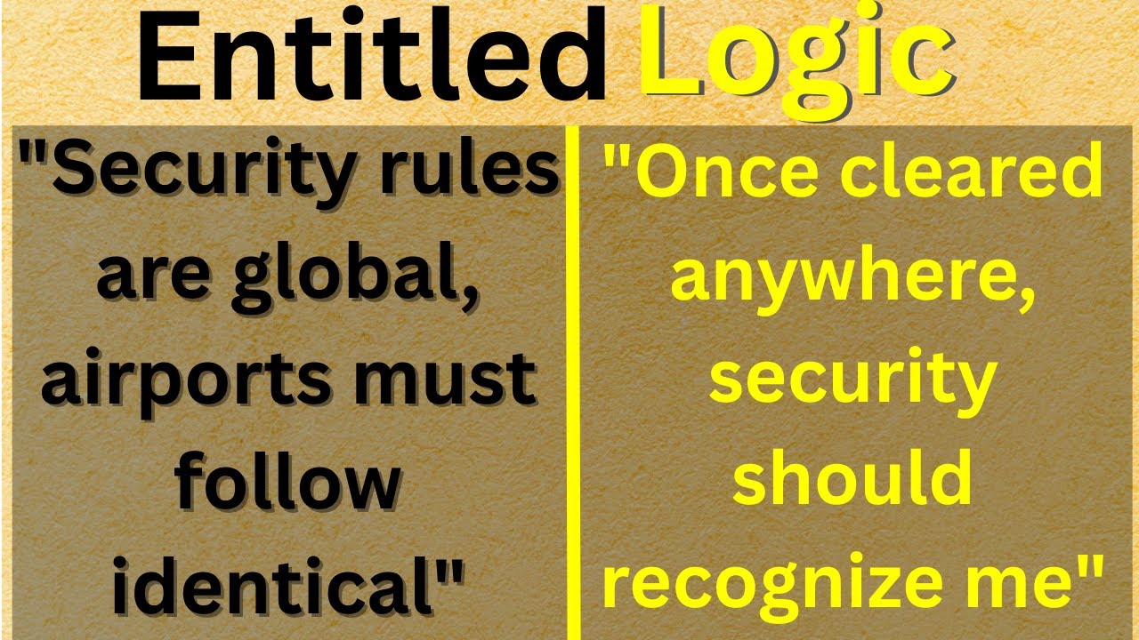 When Americans Try To Debate Airport Rules But Fail