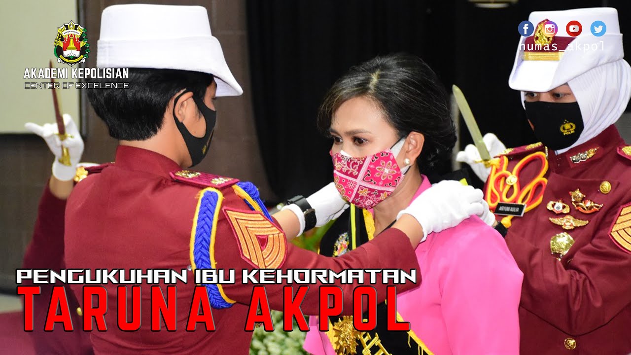 TRADISI PENGUKUHAN IBU KEHORMATAN TARUNA AKPOL Ny. JULIATI SIGIT PRABOWO