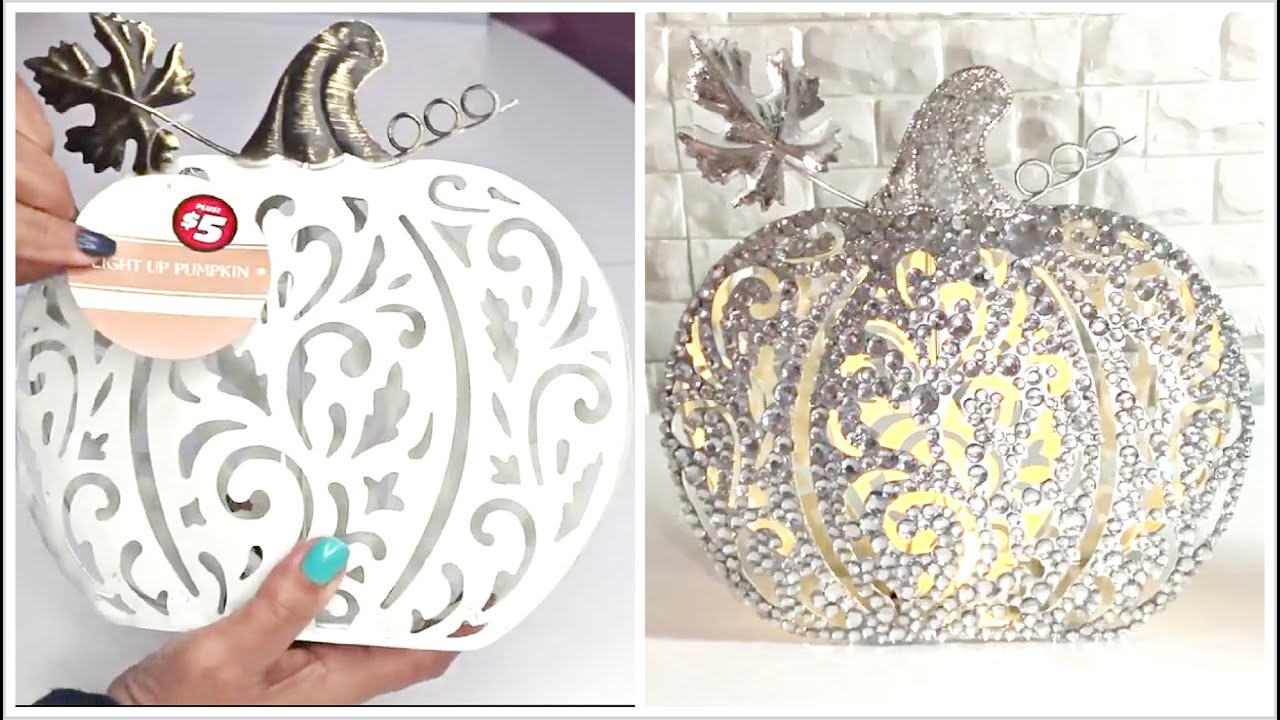 DOLLAR TREE DIY | NEW WAYS TO DECORATE DOLLAR TREE PUMPKINS