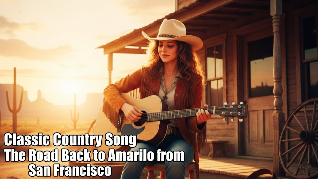 The Road Back to Amarillo from San Francisco || Classic Country Music