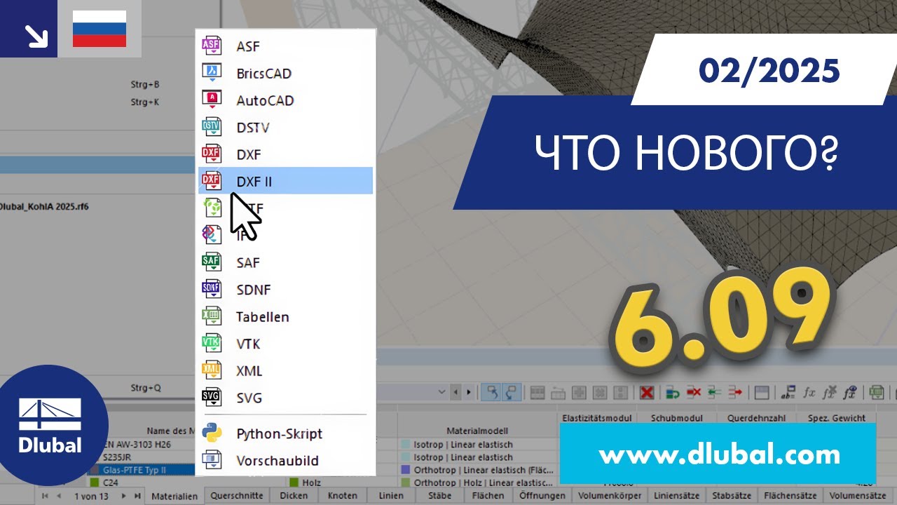 WIN | 02/2025 - Что нового в RFEM 6 и RSTAB 9?