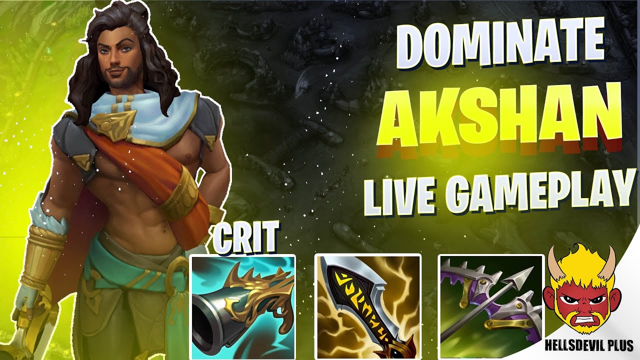 Как доминировать с помощью Акшан - Геймплей Wild Rift HellsDevil Plus