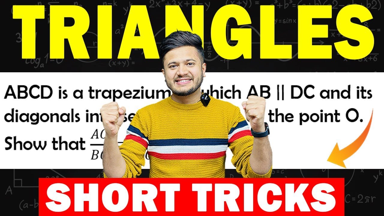 Triangles ||Triangles Short Tricks ||Triangles Prove that Questions ||Triangle Class 10 ||