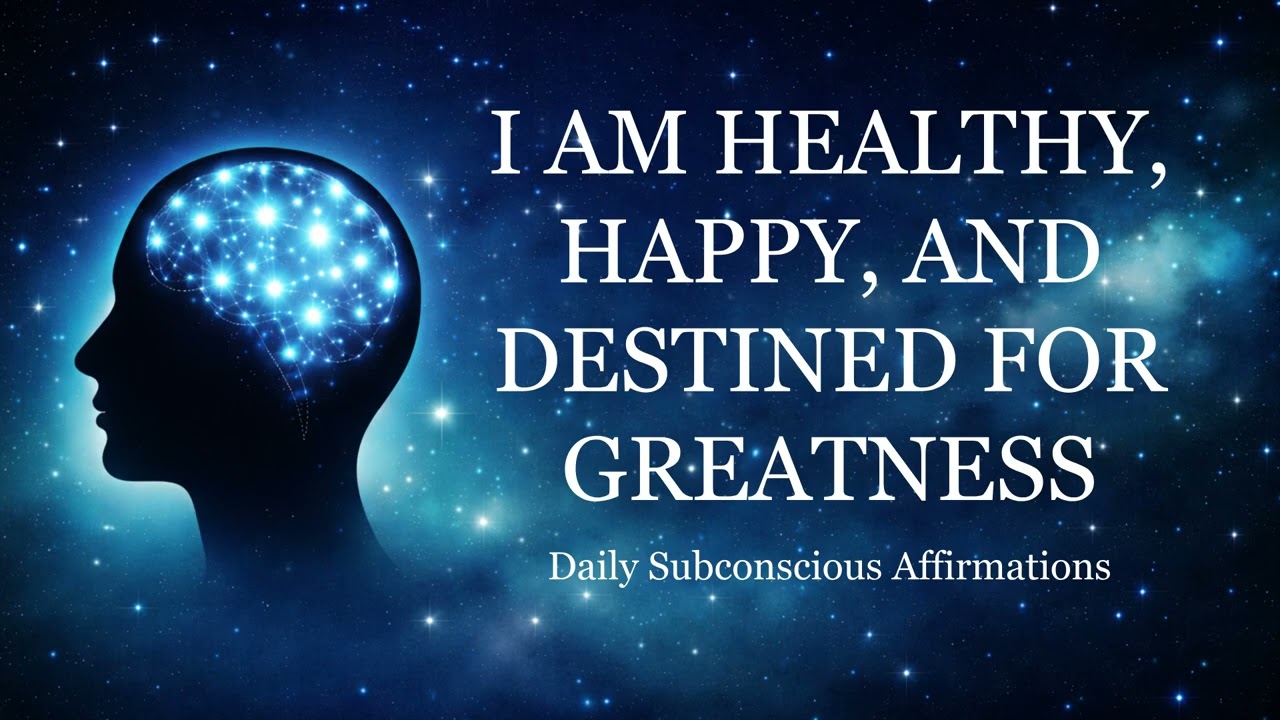 I Am Healthy, Happy & Destined for Greatness | Daily Subconscious Affirmations