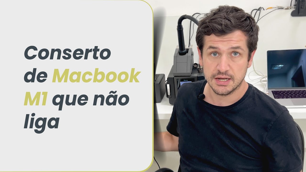 MacBook M1 não liga - Conserto de Placa Lógica