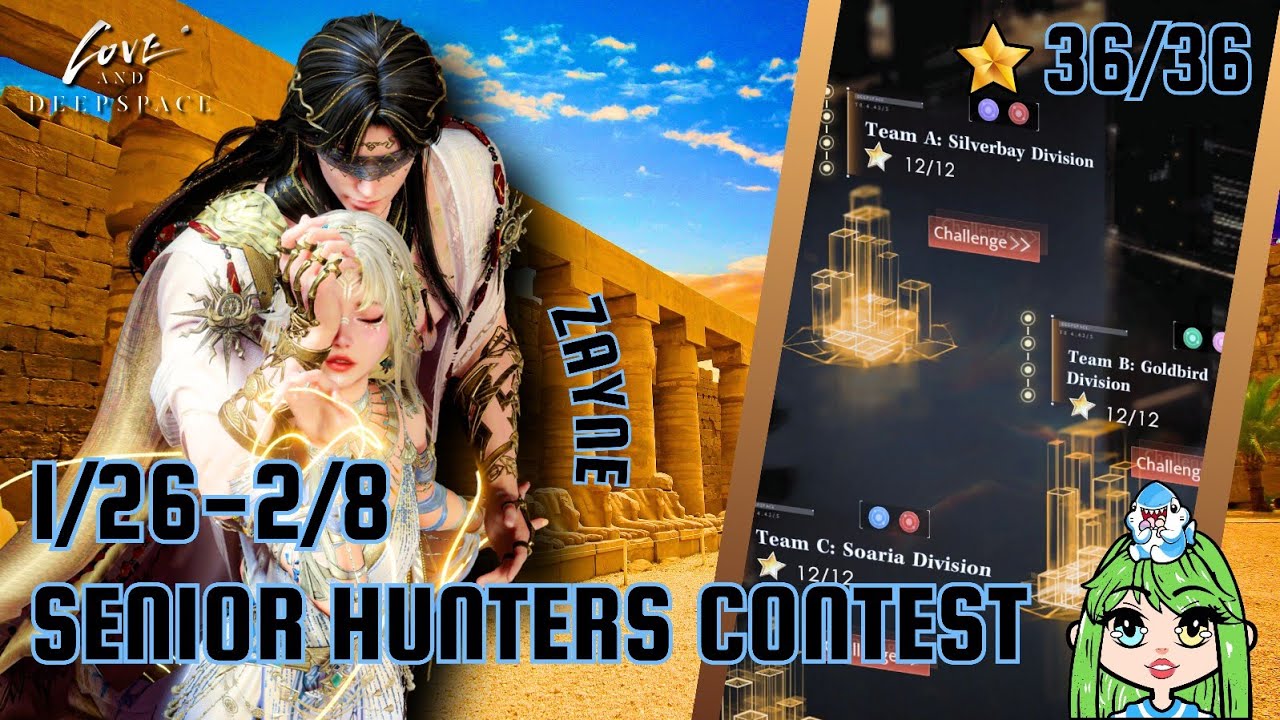 1/26-2/8 SHC 36 ⭐ Zayne Myths Only: Master of Fate/God of Annihilation/Foreseer | Love and Deepspace