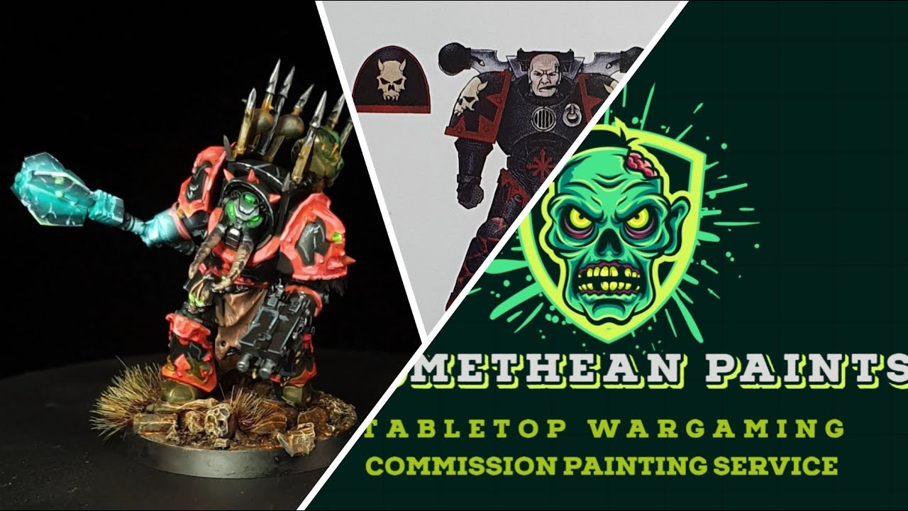 WARHAMMER 40K CHAOS TERMINATOR SWORDS OF KHARGOTH PAINTING SCHEME BLACK LEGION VARIANT