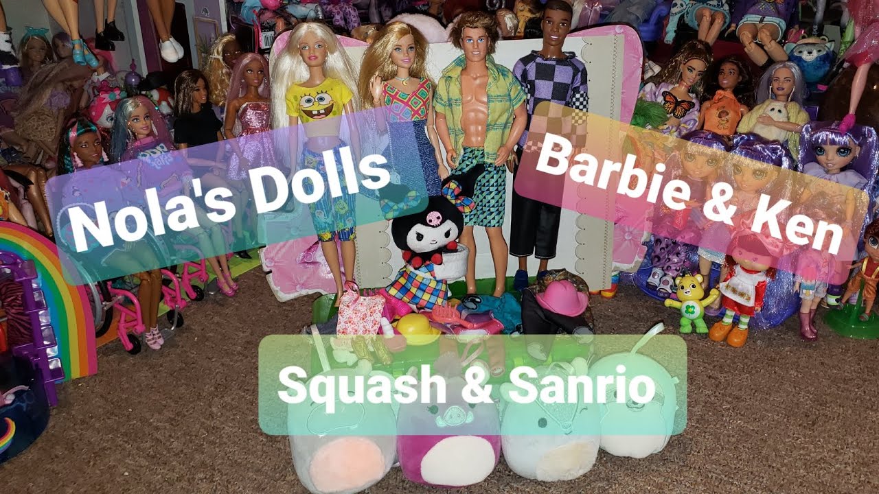 Barbie & Ken, Squash & Sanrio! (Thrifting)
