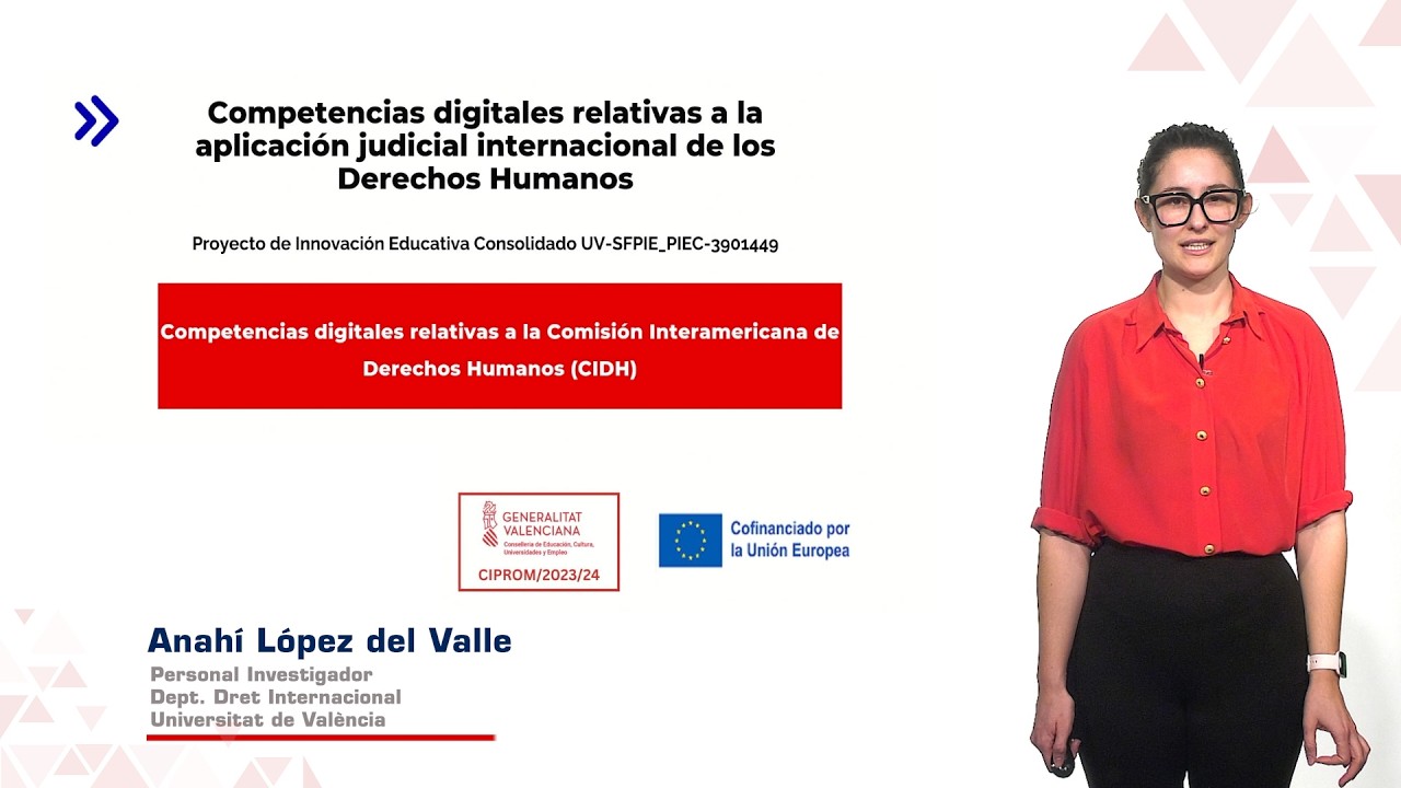 Competencias digitales relativas a la Corte Interamericana de Derechos Humanos (Corte IDH)