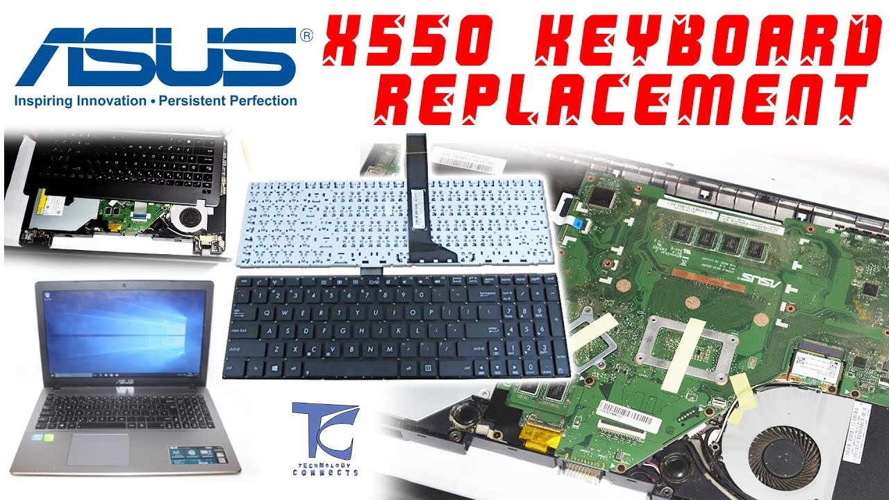ASUS X550 Fixed & Sealed Laptop Keyboard Replacement