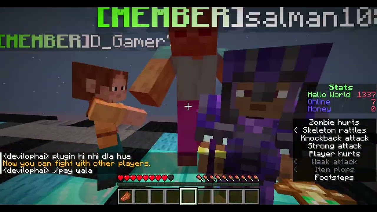 Minecraft playing Deathlifesmp