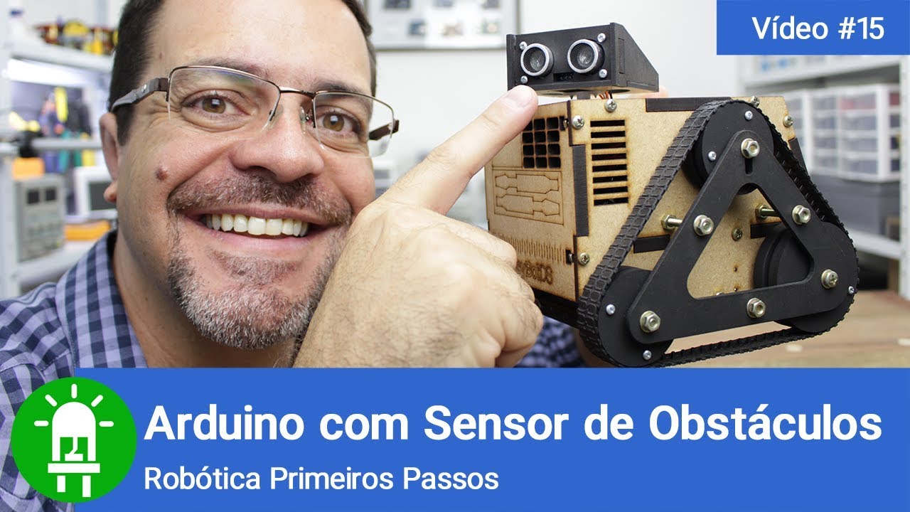 Arduino com sensor de obstáculos ultrassônico