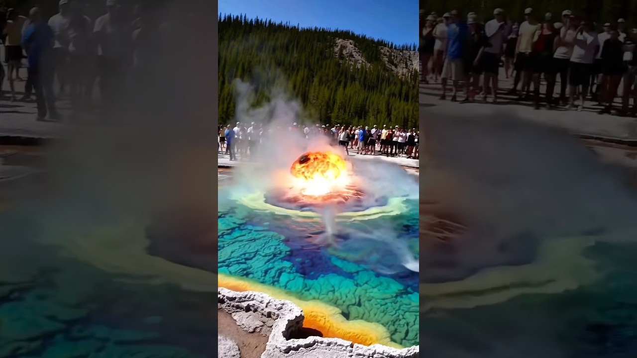 Yellowstone National Park in Wyoming 🤔😳😲