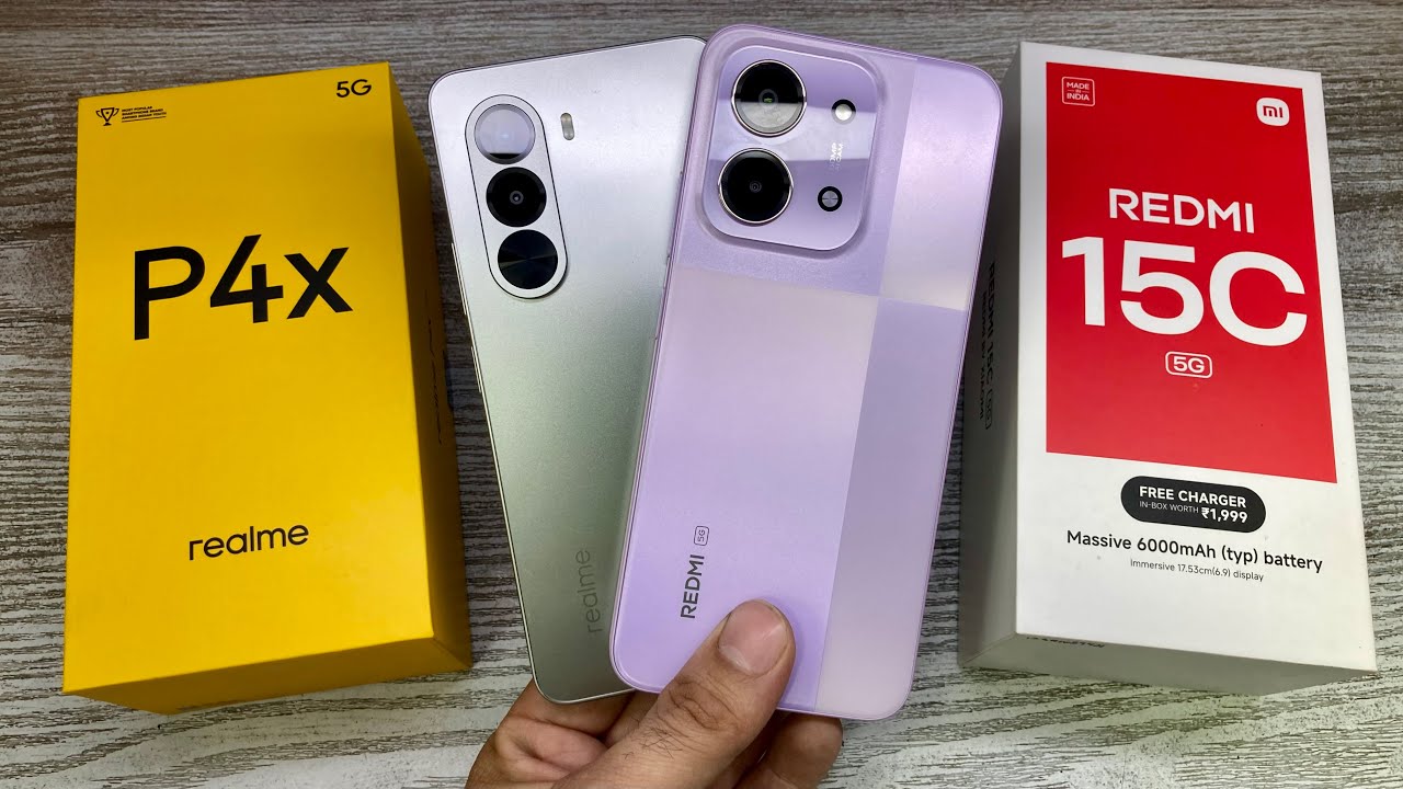 Redmi 15c 5g vs Realme P4x 5g - Best Konsa ? | Gaming Processor 🎮| Best Camera 📸 | Flipkart sale 🔥