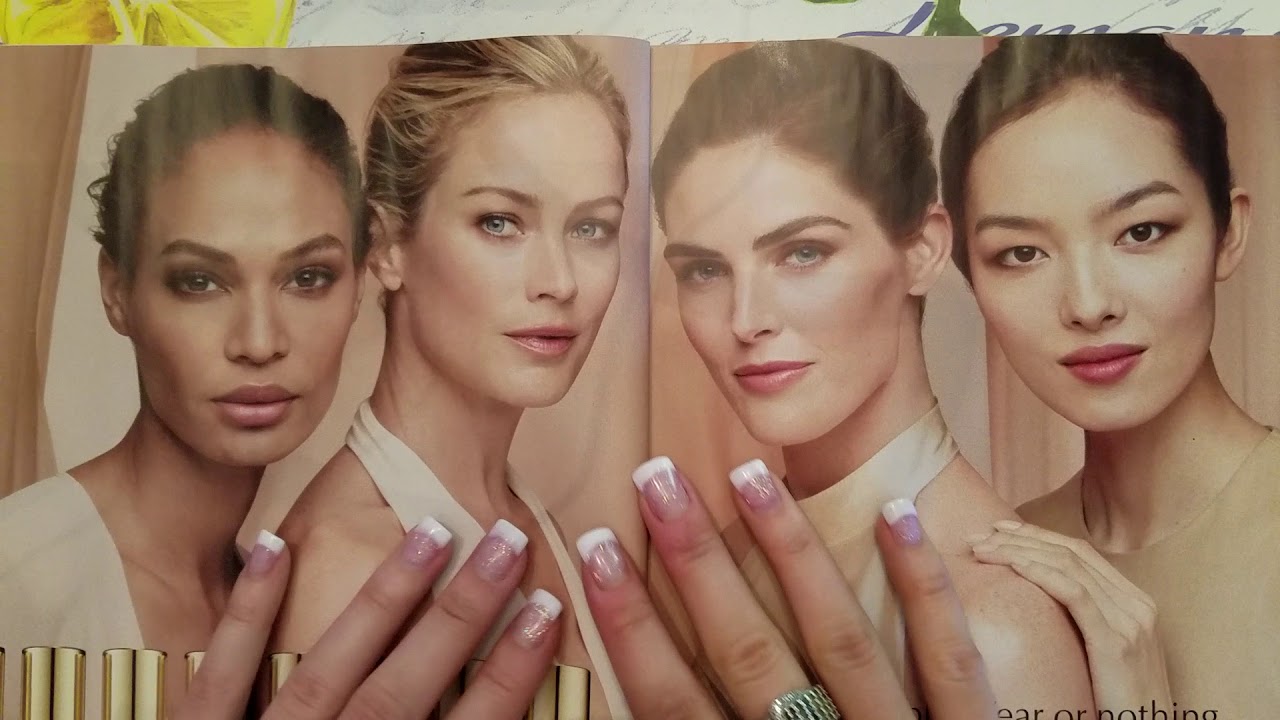 ASMR *NO TALKING* Slow Magazine Tracing and Page Turning with Long Nails. PART 1