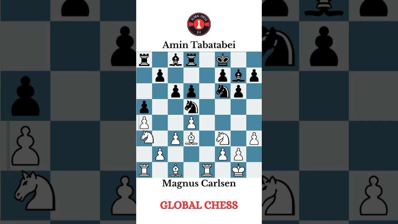 Magnus Carlsen vs Amin Tabatabaei. January 2026